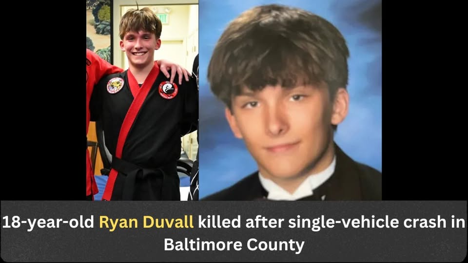 Ryan Duvall Killed in Single-Vehicle Crash on Poplar Hill Road and Merrymans Mill Road in Cockeysville; Three Juveniles Hospitalized, Two with Life-Threatening Injuries